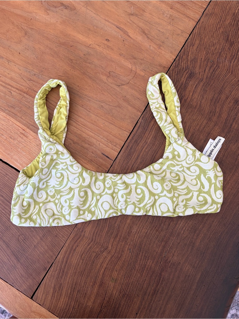 GREEN BIKINI TOP
